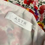 ASTR  the Label Wildflower Ruffle Cutout Floral Midi Dress Red Pink Womens Size M Photo 8