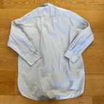 Massimo Dutti  - Long Sleeve Button Up Shirt in Pale Blue Photo 2
