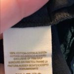 Free People Crochet Detail Black Cropped Buttoned-Down Top Photo 2