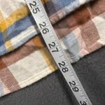 Croft & Barrow ‎ Womens Medium Flannel Shirt Button Up Plaid Long Sleeve Top NWT Photo 12
