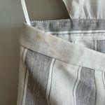 Showpo Gray and White Striped Jumpsuit Size 4 Photo 3