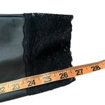 Torrid Black Pleather Vegan Leather Leggings Lace Trim Ankle Size 3 Photo 9