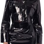 Revolve NWOT Lita By Ciara Leather cropped utility jacket in black Photo 0