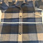 Vtg Willow Ridge Petite 10 Wool Blend Plaid Jacket Coat Blue Academia Grannycore Photo 7