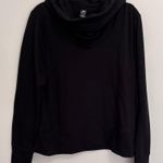 Yogalicious  Cowl Neck Pullover Sweatshirt. Black. Women’s Size L. EUC Photo 2