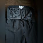Evan Picone Black Vintage Dress Pants. High Waisted  Pleated In Front Lined Sz 4 Photo 4