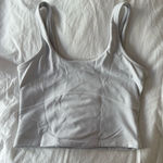 Alo Yoga Aritzia Athletic White Sleeveless Crop Top Photo 0