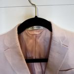 Ralph Lauren Lauren Womens Pastel Pink 100% Linen Blazer Neutral Minimalist 2000 Photo 5