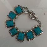Turquoise Pendant Necklace and Bracelet Photo 2