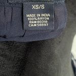 Lucky Brand Women’s  Sheer Rayon Navy Blue Embroidered Butterfly Sleeve Size S/XS Photo 8