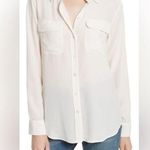 Equipment  Coupe Silk Button Down Shirt in Beige Size Small Long Sleeve Photo 0