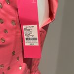 Lilly Pulitzer  Chianna silk dress in coral sands gold metallic silk size 10 NWT‎ Photo 4