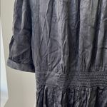 Ba&sh NWT Daniela Short Sleeve Mini Dress Black Marbled Size 3 / Large $250 Photo 8