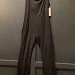 Vilanva Wide Leg Jumpsuit Square Neck Dressy One Piece Outfit Stretch Romper M Black Size M Photo 2