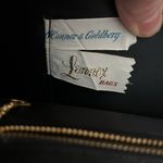 Lenox Bags Vintage Sparkling Black Glitter Evening Bag Photo 10