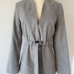 Banana Republic  light gray office wear blazer in size 0 Photo 0