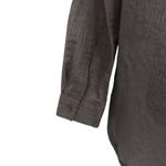 Brochu Walker Collared Top Blouse Shirt Cotton Popover Long Sleeve Gray S Photo 5