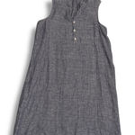 CP Shades  100% Linen Sleeveless Shift Dress Blue Small Luxury Minimalist USA‎ Photo 0