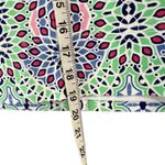 Talbots Skirt Womens 12 Green Blue Kaleidoscope Floral Lined Preppy Classic Boho Photo 8