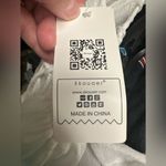 Ekouaer  white bell sleeve cold shoulder cover up Photo 7