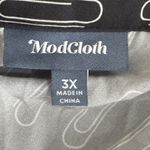 Modcloth Blouse Plus Sz 3X Bow Tie Neck Long Sleeve Rodeo Retro Preppy Western Photo 9