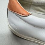 Madewell  White Orange Lace Up Sneakers Womens 8 Casual Comfort Shoes Some Wear Photo 2