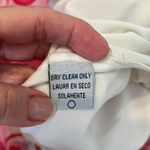 Sangria size 4 pink red cream 100% silk dress polyester lining halter dress EUC Photo 4