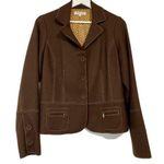 margaret o'leary Women's Vintage Button Blazer Jacket Brown Size Large EUC FLAW Photo 0