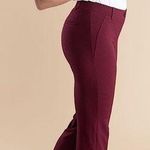 Betabrand Two Pocket Dress Pant Yoga Pant Bootcut Size Medium Long Tall burgundy Photo 0