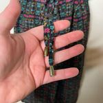 Megan Park teal green pink button front waist adjusted midi dress sz 2 US L Size L Photo 5