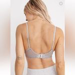 Aerie Free-To-Be Lace Padded Plunge Bralette Blush Pink Medium Photo 1