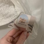 The Copper Closet White Cropped Long Sleeve Top Photo 3