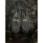 Lulus  velvet  Loafers Size 9 Horse Bit Black slip on Shoe, Photo 1