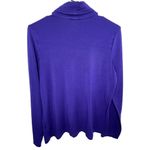 Chico's Chico’s Basic Purple Turtle Neck Sweater Photo 2
