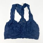 Free People  Intimately Coquette Galloon Racerback Lace Bralette Crop Top Size‎ S Photo 2