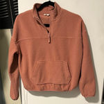 Hippie Rose  Pink Quarter-Zip Sweatshirt Photo 0