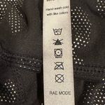 Rae Mode Black Leopard Print Biker Shorts M High Waist Stretch Active Black Size M Photo 6