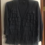 Style & Co  ruffle front cardigan Photo 1