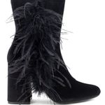 Olivia Miller NWT Black Feather Bushwick Ankle Boots Photo 0