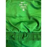 Nike Womens Dri Fit Size Small Green Yellow Running Track Shorts Photo 4