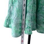 Bardot  Kiah Puff Sleeve Green Floral Corset Mini Dress Size 12 Photo 14