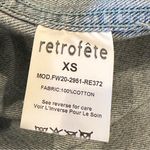Retrofête Like New Retrofete Oversized Distressed Denim Shirt Jacket- Size XS Photo 5