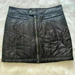 Athleta Toasty Buns Quilted Puffer Miniskirt Black Size 2 Photo 0