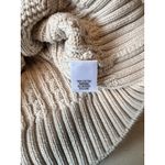 Croft & Barrow  Cream Long Sleeve Cable Knit Sweater Women M 1/4 Zip Pullover Photo 2