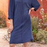 Sundance Linen Everyday Navy Blue Dress Size S Photo 0