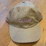 Kosas Baseball Cap Beige Embroidered Hat NWOT Adjustable Tan Photo 2