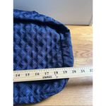 ZUOMANNI Blue Quilted 20" Travel Duffel Bag Soft Carry On Womens Gym Weekender Photo 5