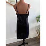 Vanity Fair Black Nylon Spandex Full Slip Dress Women's XXL Plus Size Photo 1