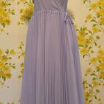 Lulus Wrap pleated strappy lilac midi dress size M Photo 1