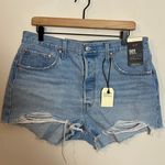 Levi's NWT - 501 High Rise Womens Denim Shorts Cut Off Jeans Fray Hems Photo 1
